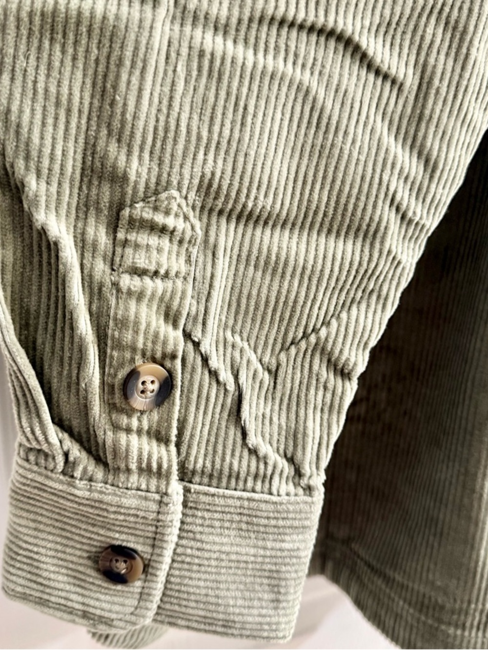 Matty M Olive Corduroy Shirt Jacket - Picture 7 of 7